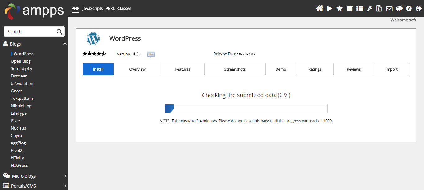 How to install WordPress localhost or Local computer by using AMPPS ...